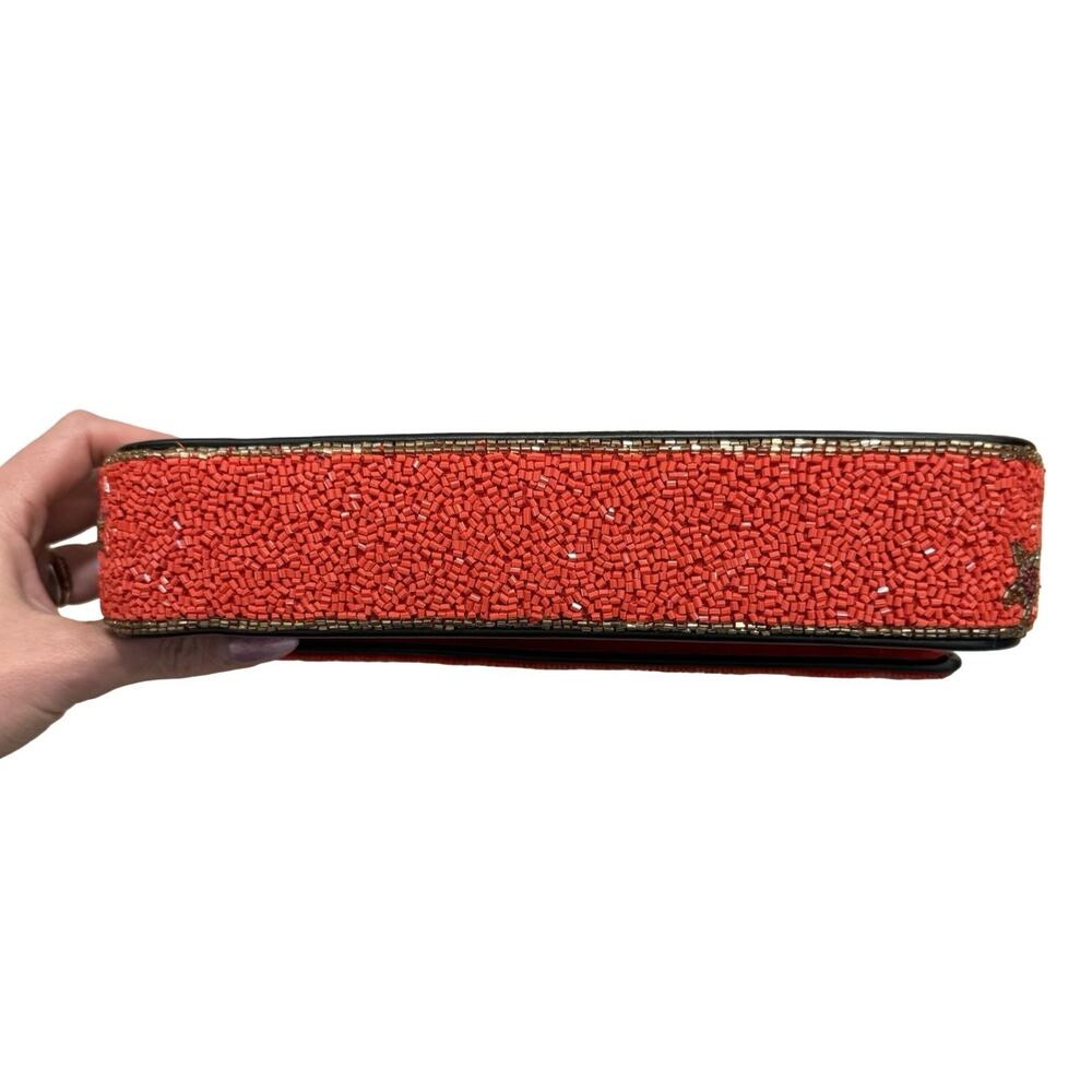 Staud Tommy Bag Purse Year of the Horse Red Black Beaded Limited Run NEW Tags - Picture 8 of 14